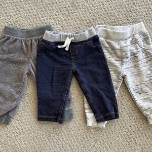 9 month baby boy lot bundle set winter long pants